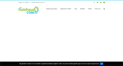 Desktop Screenshot of dehuishoudcoach.nl