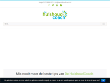 Tablet Screenshot of dehuishoudcoach.nl